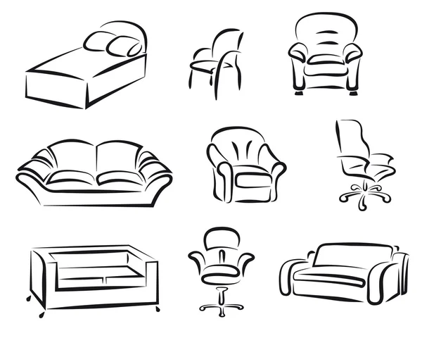 Download. Furniture set for interior design - stock vector. Download. Furniture set for interior design - stock vector.