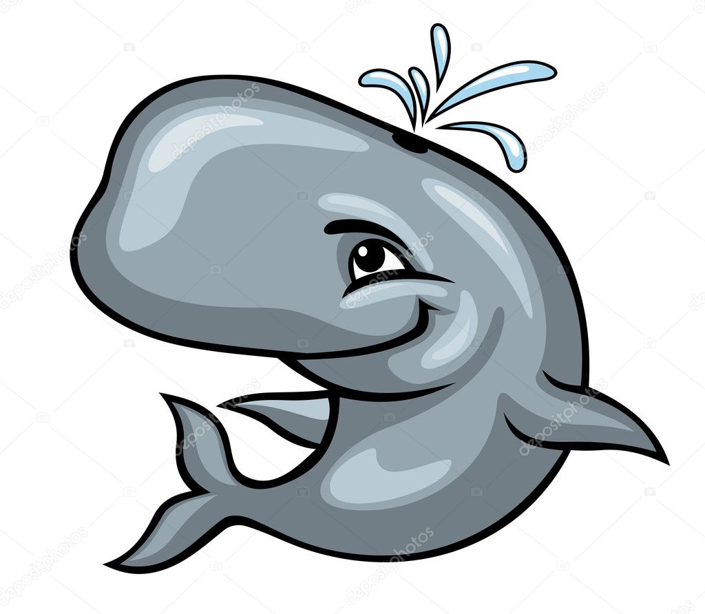 Cute Sperm Whale — Stock Vector © Buchan #9455427