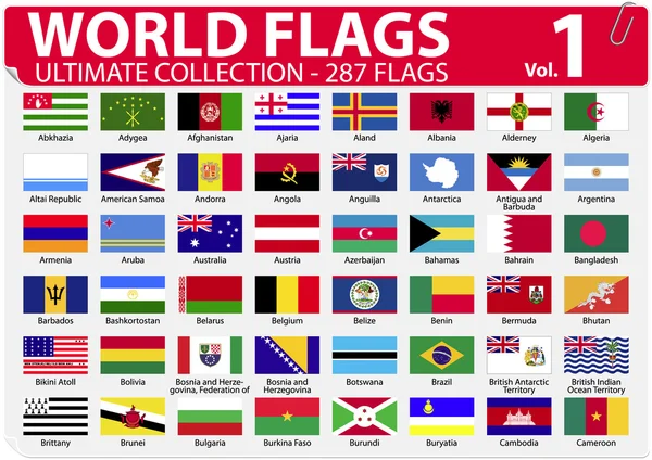 World Flags - Ultimate Collection - 287 flags - Volume 1
