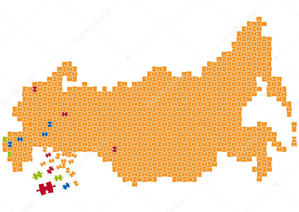 Векторная Карта России С Регионами И Городами Для Презентации