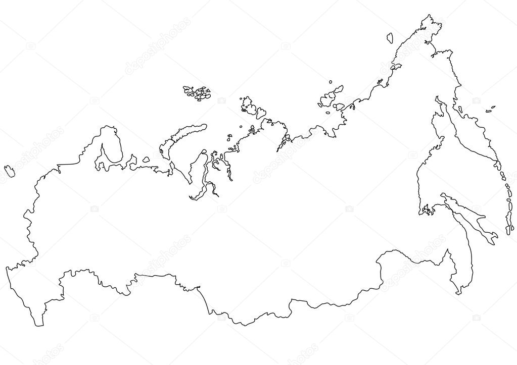 Раскраска россия на карте Раскраска россия на карте