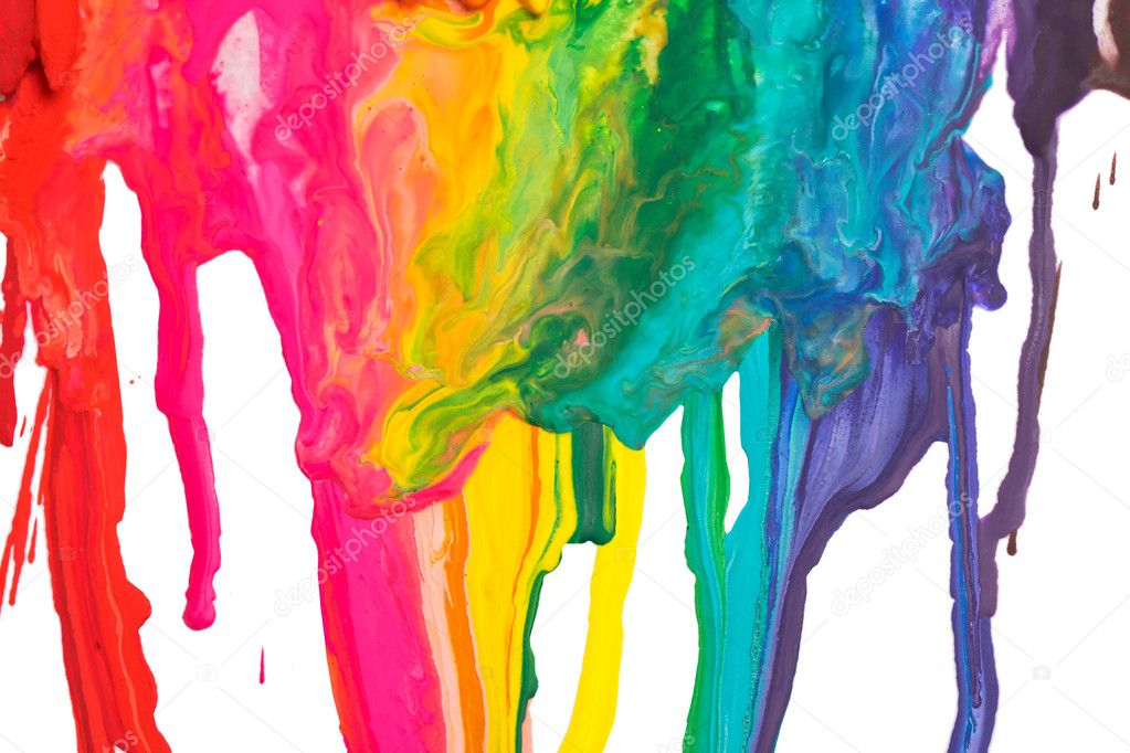 Paint dripping — Stock Photo © Shebeko 8786637