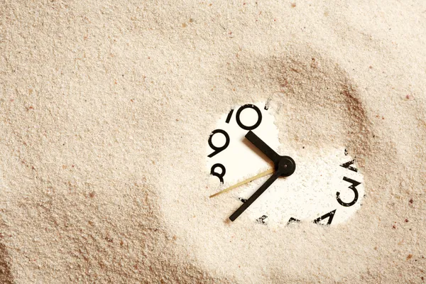 Clock In Sand