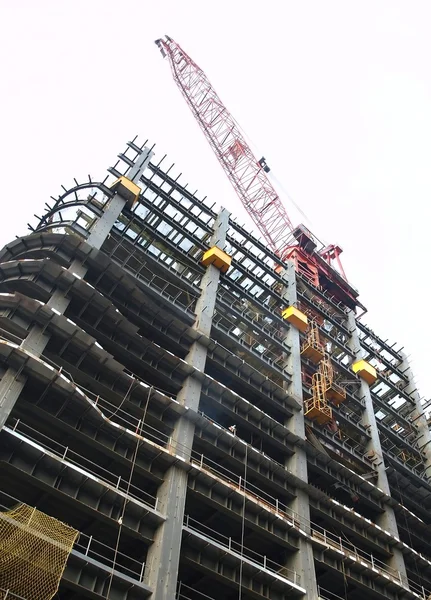 Modern Highrise Construction Site