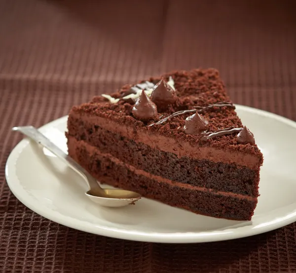 Chocolate cake slice