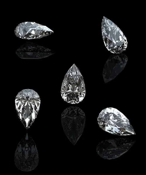 Collection of diamond. Gemstone