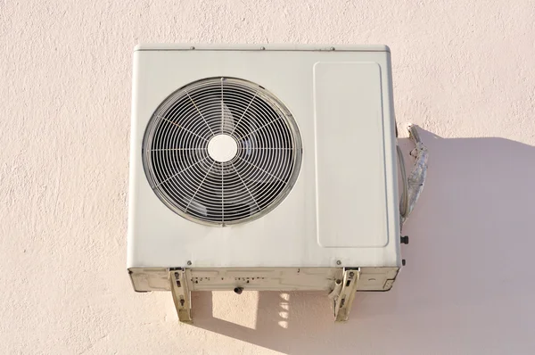 Outdoor Unit of Air Conditioner on the Wall