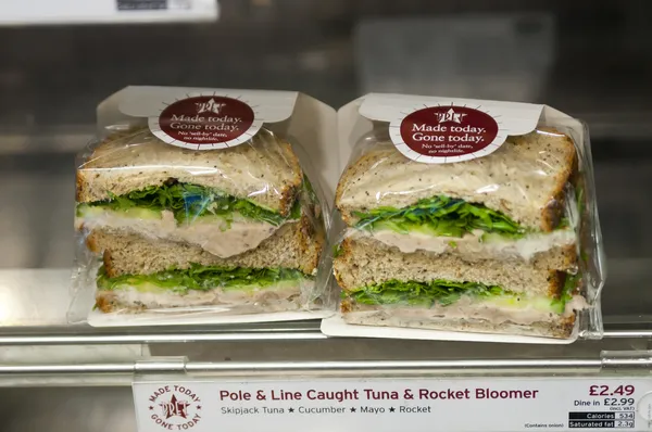 Pret A Manger restaurant food.There are around 265 shops worldwide known for great sandwiches.