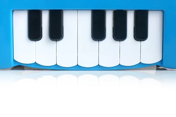Blue child's piano