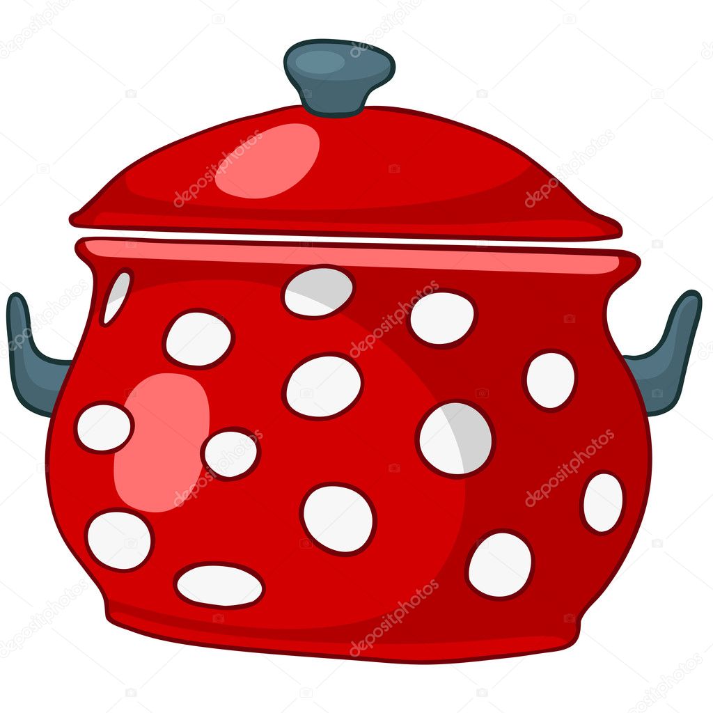 Cartoon Cooking Pot