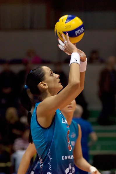 Natalia Goncharova. Spiker of Dynamo Moscow volleyball team