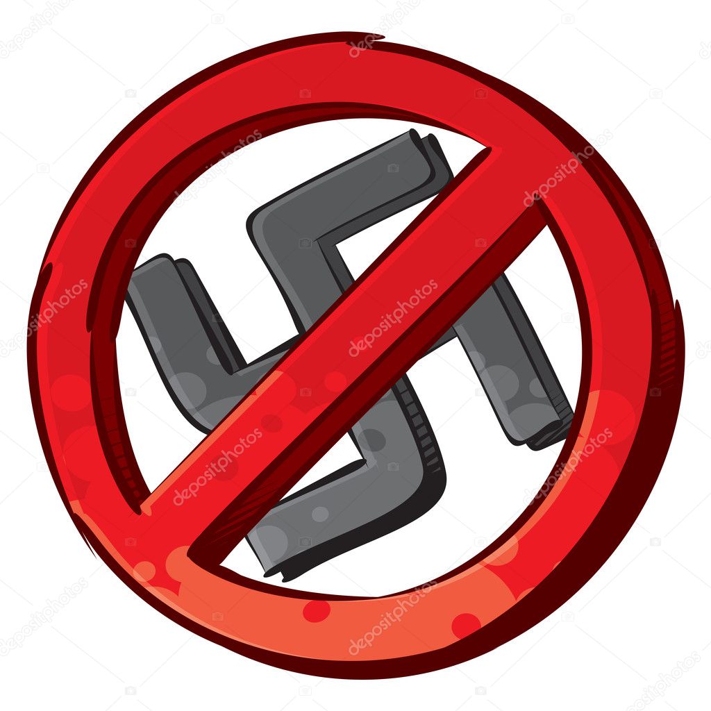 No nazi symbol — Stock Vector © oxygen64 #8184073