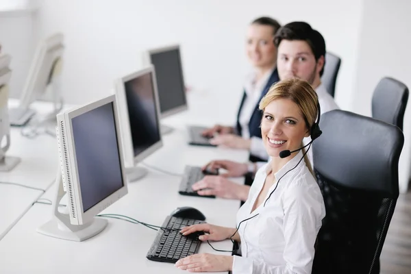 Business group working in customer and help desk office