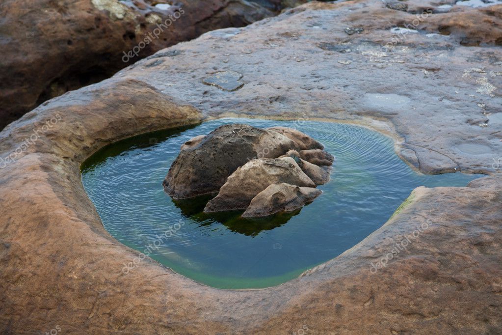 Water out of Hard Rock — Stock Photo © wongchakman 8576251