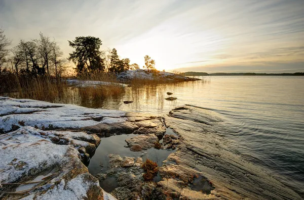Winter sunset in Finland