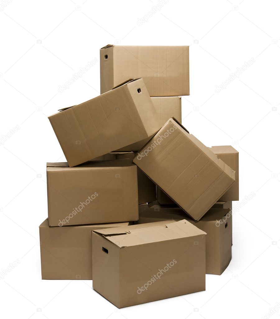 Stack of Cardboard Boxes — Stock Photo © 9122264