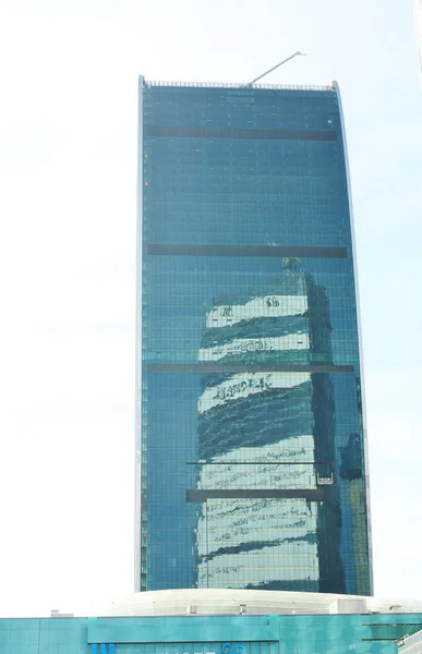 High-tech style building of the area \