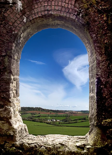 Old Arch with landscape view