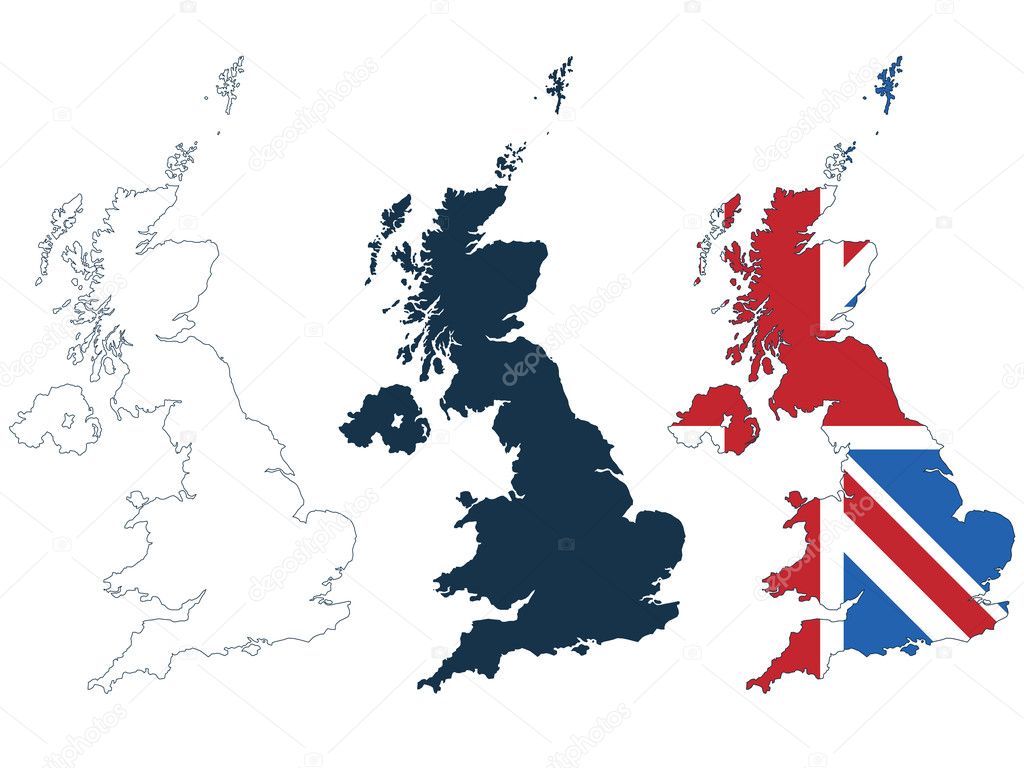 Great britain map Great britain map