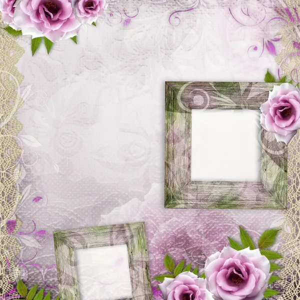 Beautiful wedding background by Tamara Kushniruk Stock Photo