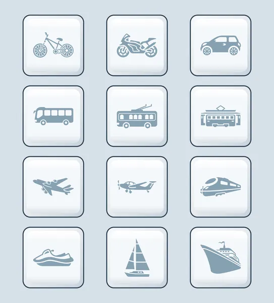 Transportation icons | TECH series