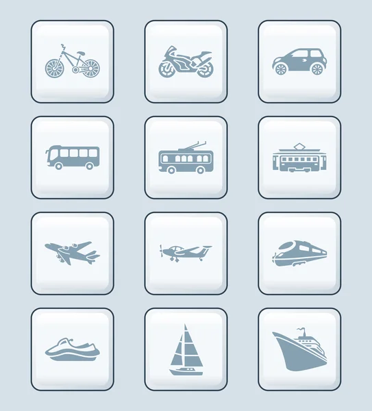 Transportation icons | TECH series