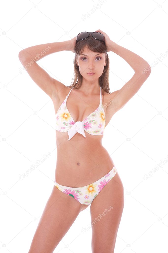 Beautiful Bikini Model Stock Photo Netfalls