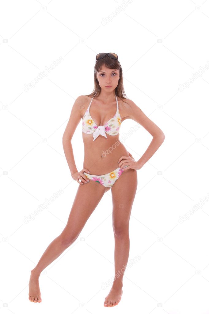 Beautiful Bikini Model Stock Photo Netfalls 8218311