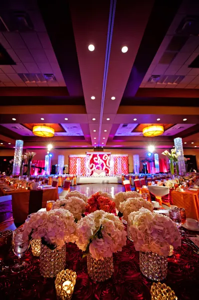 Decorated Ballroom for Indian Wedding