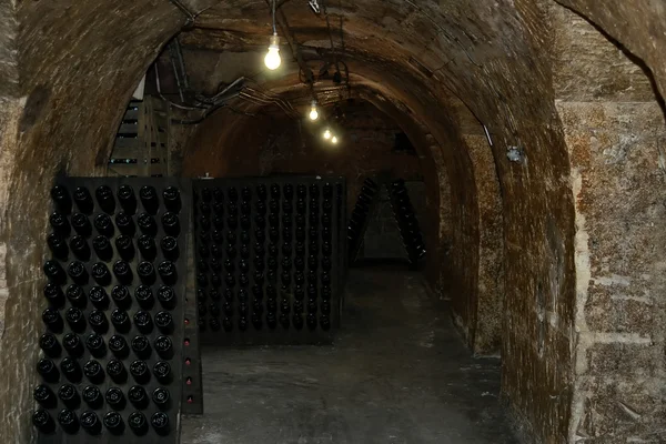 French wine-cellar
