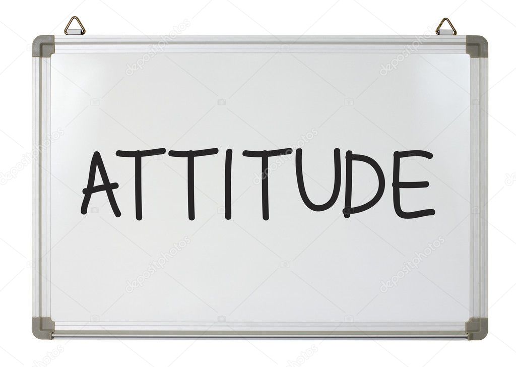 Attitude Word Written On Whiteboard Stock Photo Mhatzapa 9722389