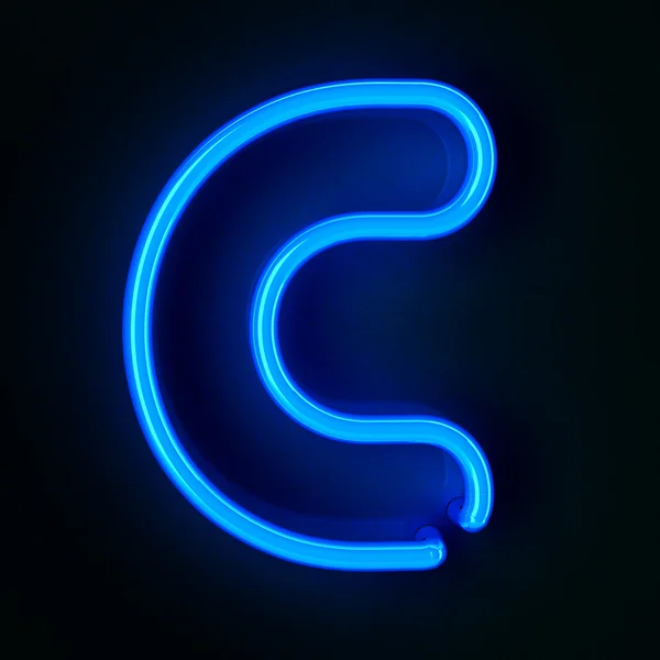 Neon Sign Letter C — Stock Photo © creisinger 8805272
