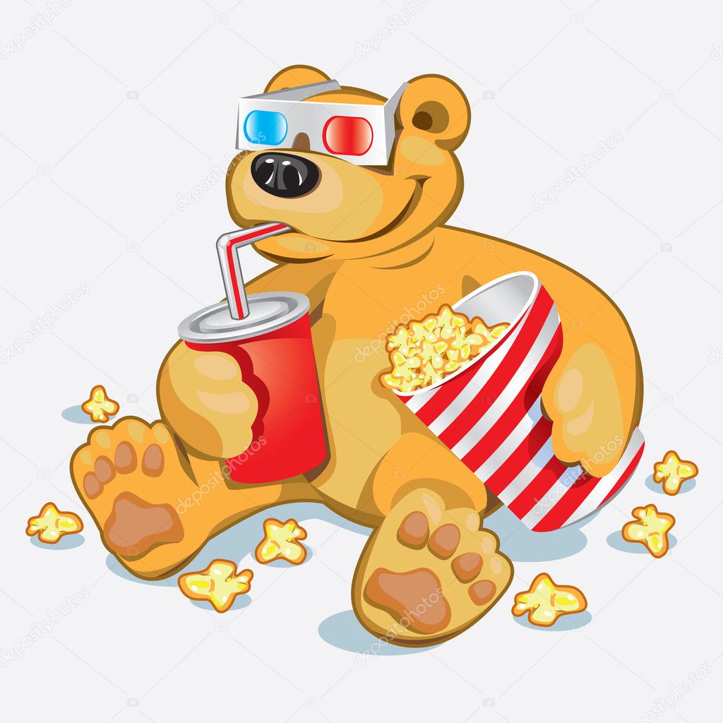 Lustige Bären — Stockvektor #9250155