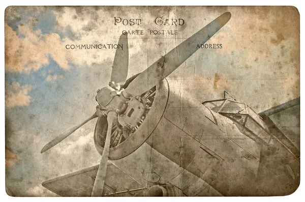 Vintage military postcard