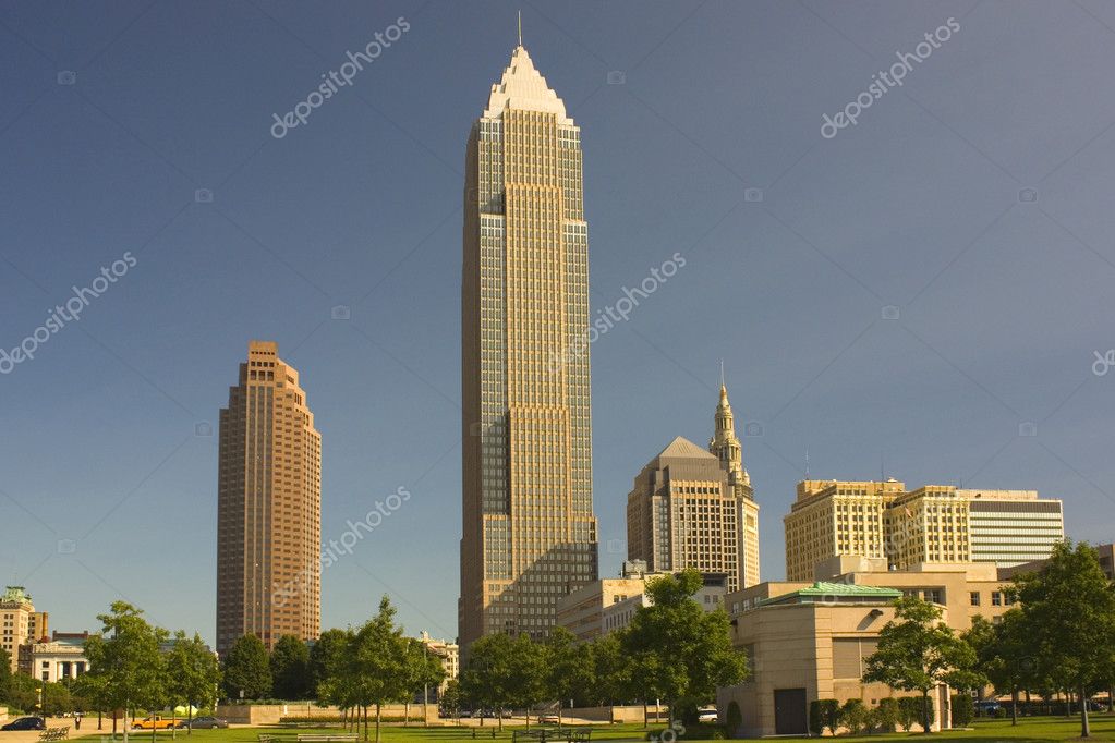 Cleveland Ohio Skyline