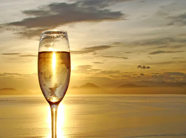 Champagne glass background