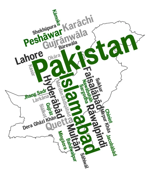 Pakistan map and cities