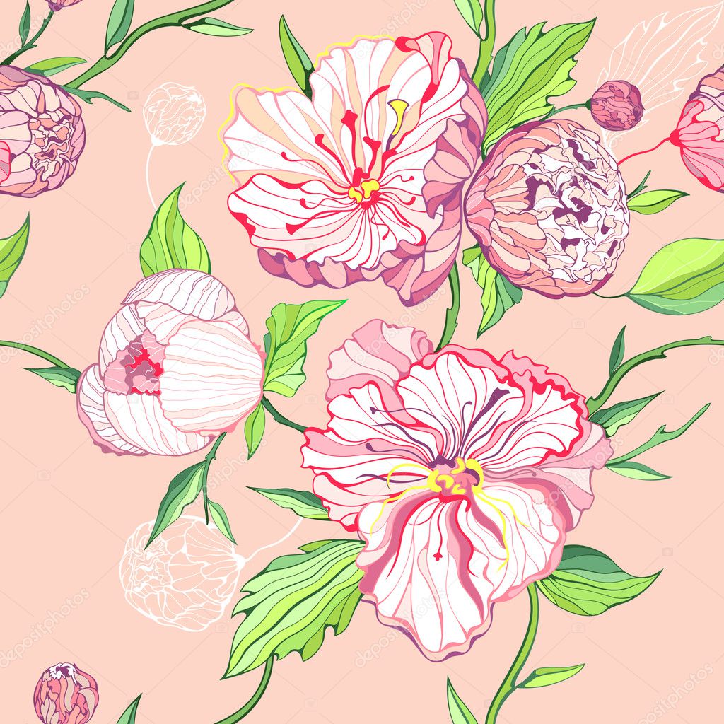 Vector Peony