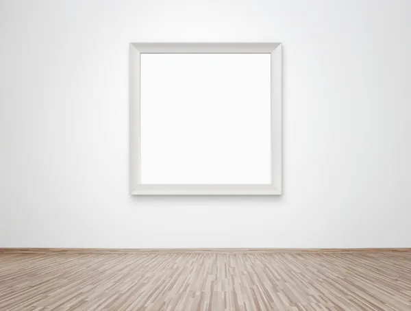 Blank frame at the wall