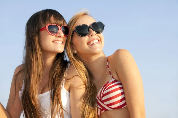 Teens on summer vacation or spring break