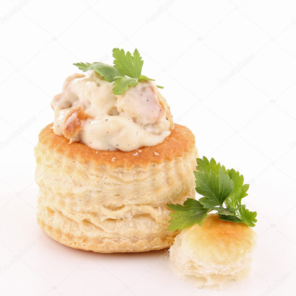 Isolated vol au vent — Stock Photo © studioM #8298112