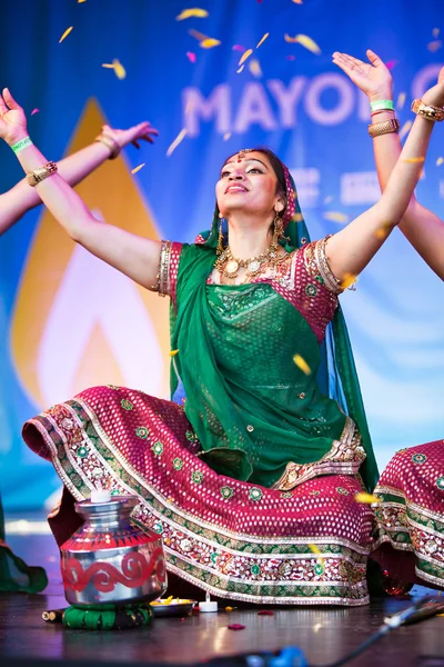Diwali festival of light dancer