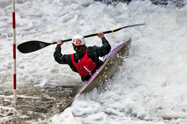 White water kayak slalom