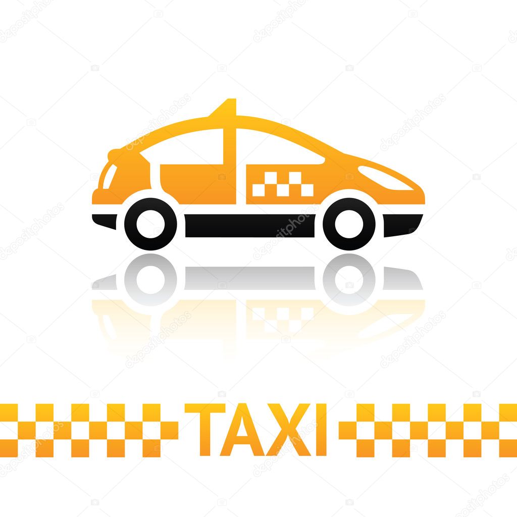 Taxi cab symbol Taxi cab symbol