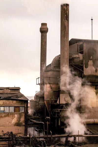 Old factory chimneys
