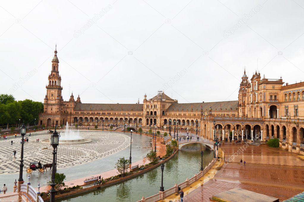 Spain, seville, spanish pavilion — Stock Photo © ginasanders 8290965