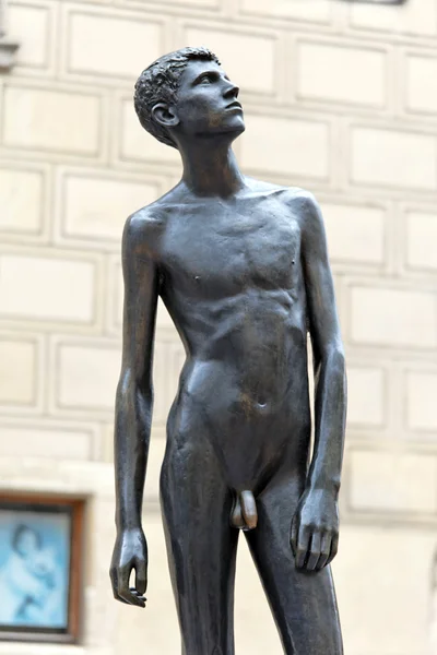 Nude male statue