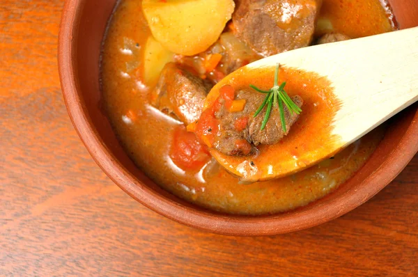 Meat stew with potatoes