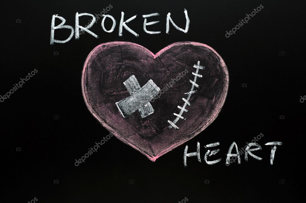 Broken Heart Drawn