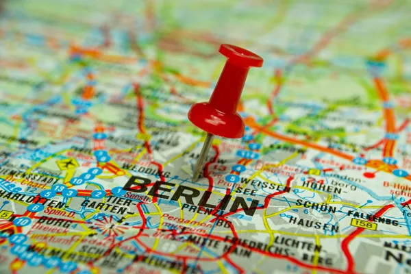 Thumbtack on map - Berlin